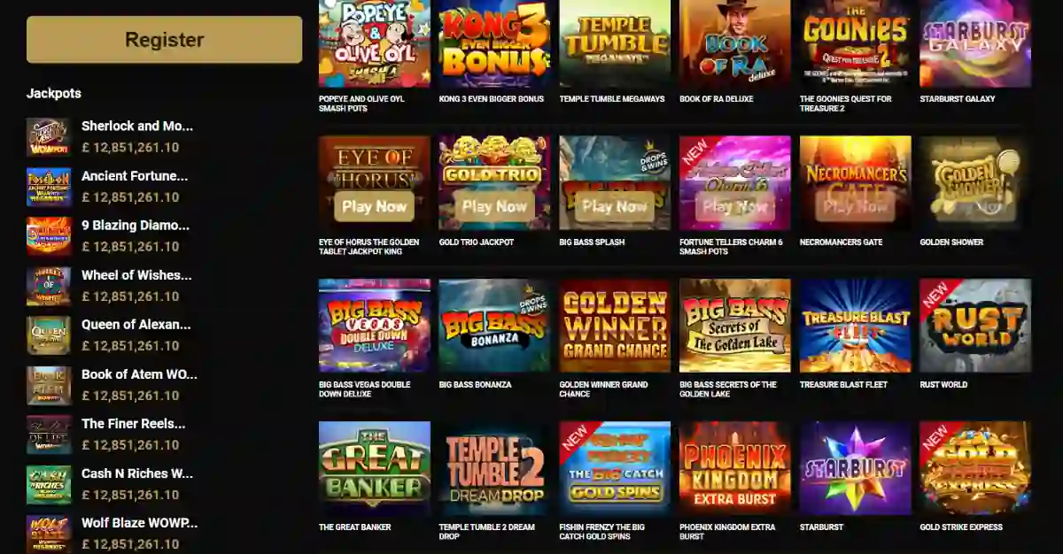 mera riches casino catalog games